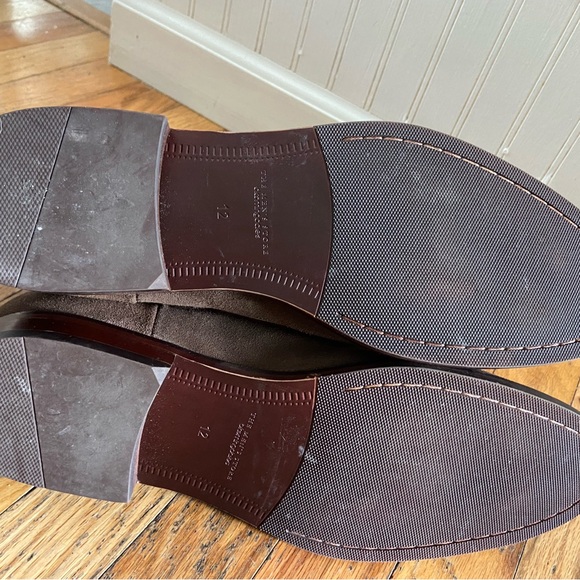 Bloomingdales the mens shop Brown Suede Chelsea Boots 12 - Picture 4 of 8
